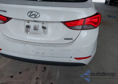 2014 Hyundai Elantra Limited из США, поврежденный, VIN 5NPDH4AE3EH520392